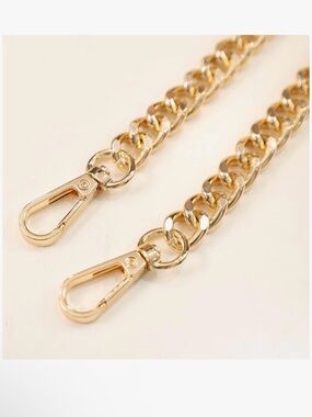 Gold Chain Purse Strap 47”